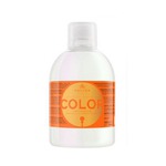 KALLOS COSMETICS Шампунь для окрашенных и поврежденных волос с льняным маслом и УФ-фильтром Color